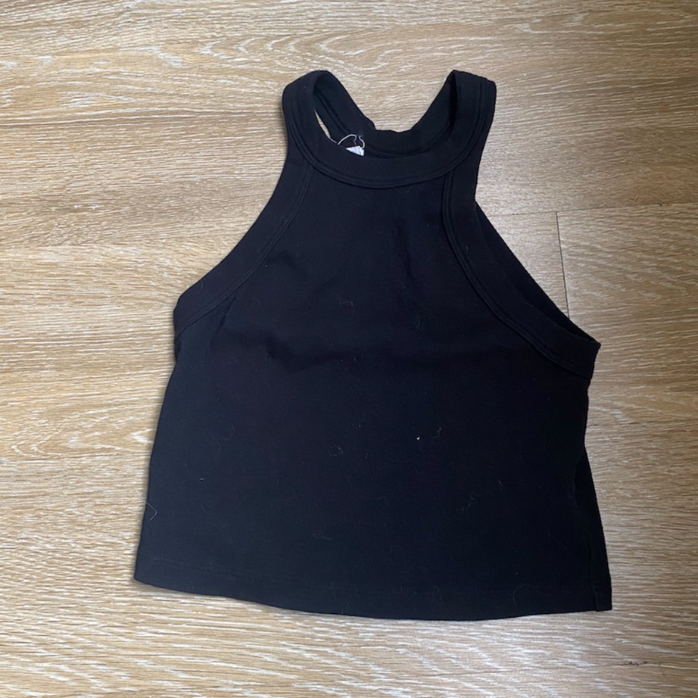 TRuly MAdly DEeply  cutie black crop top size small
